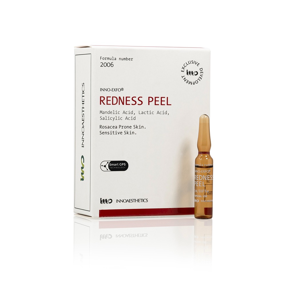 redness peel hóa học da nhạy cảm kích ứng innoaesthetics